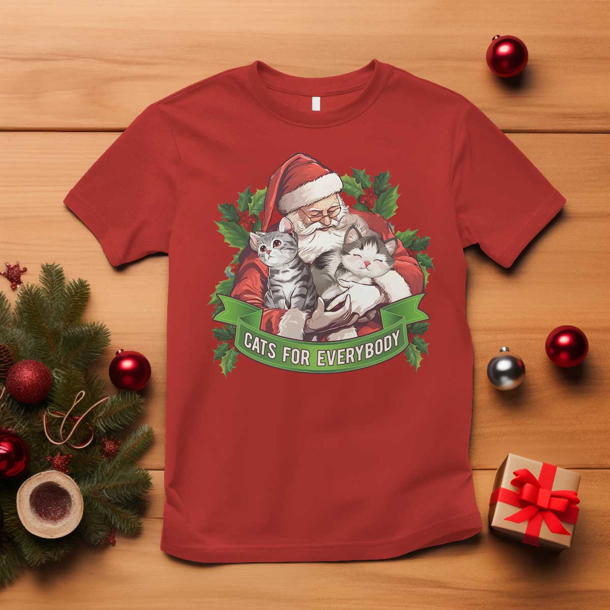 christmas-cats-owner-t-shirt-cats-for-everybody-vintage-santa-mistletoe