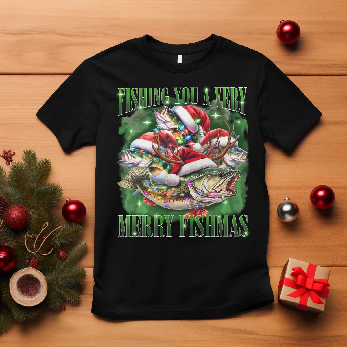 funny-fishing-christmas-t-shirt-fishing-you-a-very-merry-fishmas-santa-hat