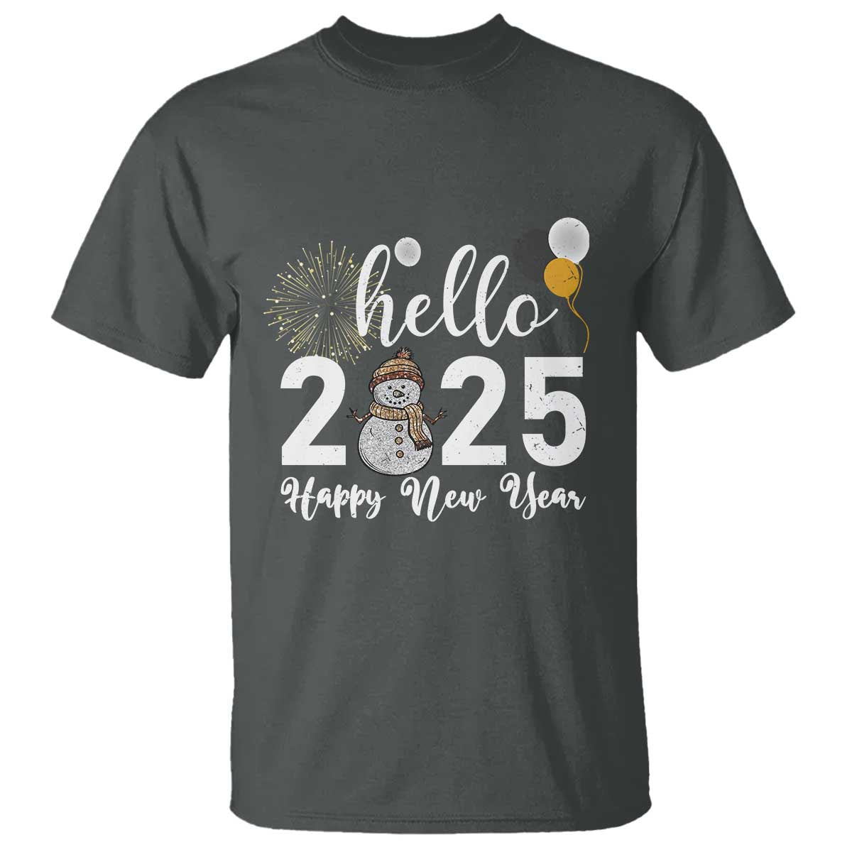 hello-2025-happy-new-year-t-shirt-snowman-firework-new-years-eve