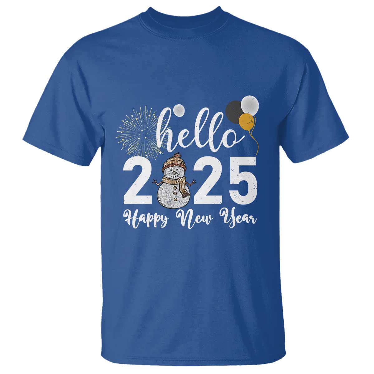hello-2025-happy-new-year-t-shirt-snowman-firework-new-years-eve