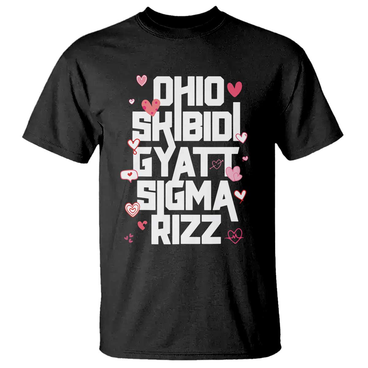 funny-skibidi-rizz-gyatt-ohio-sigma-valentines-day-t-shirt