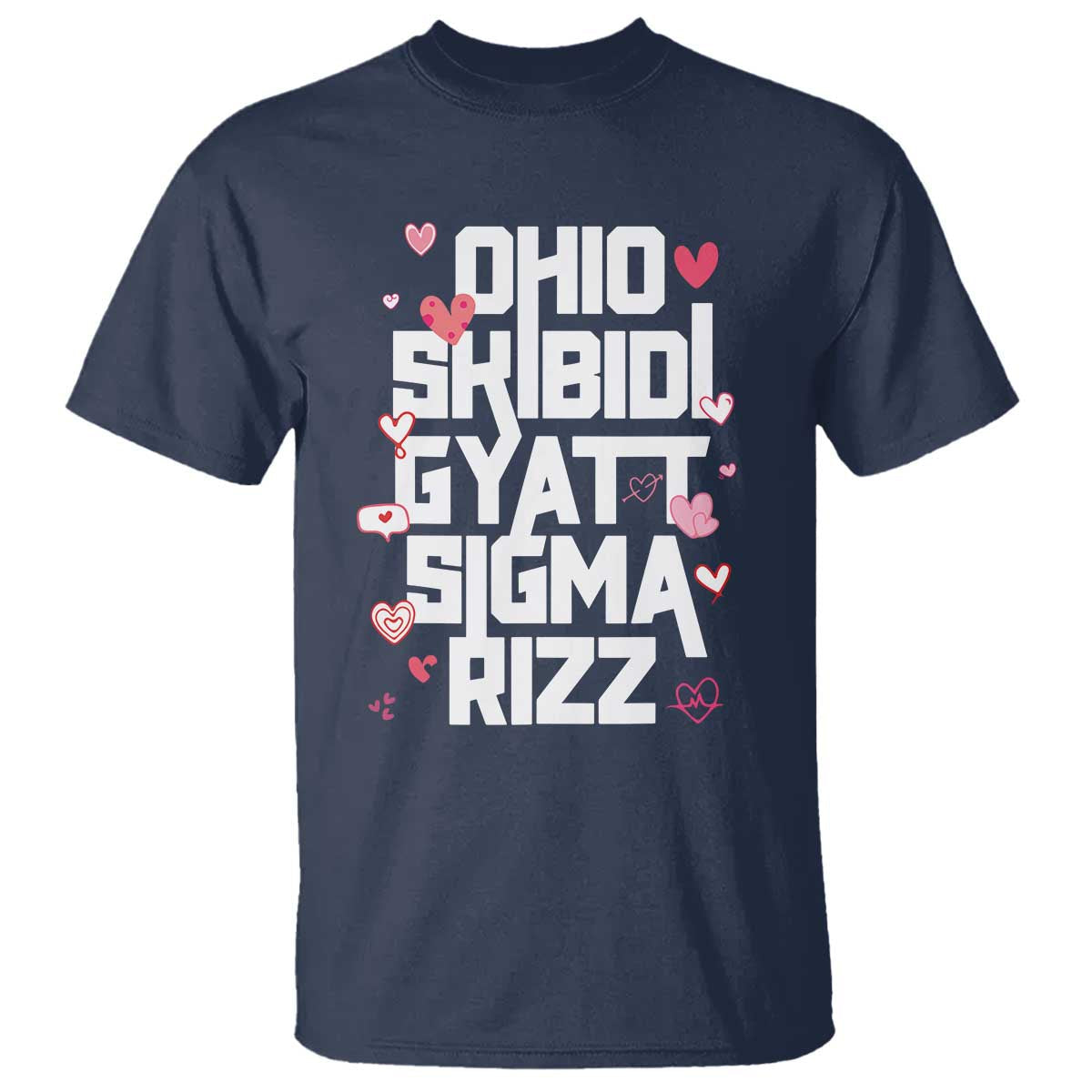 funny-skibidi-rizz-gyatt-ohio-sigma-valentines-day-t-shirt