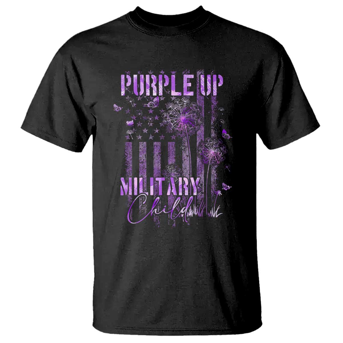purple-up-military-child-t-shirt-dandelion-vintage-american-flag-military-child-month