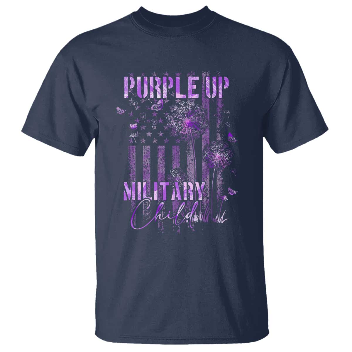 purple-up-military-child-t-shirt-dandelion-vintage-american-flag-military-child-month