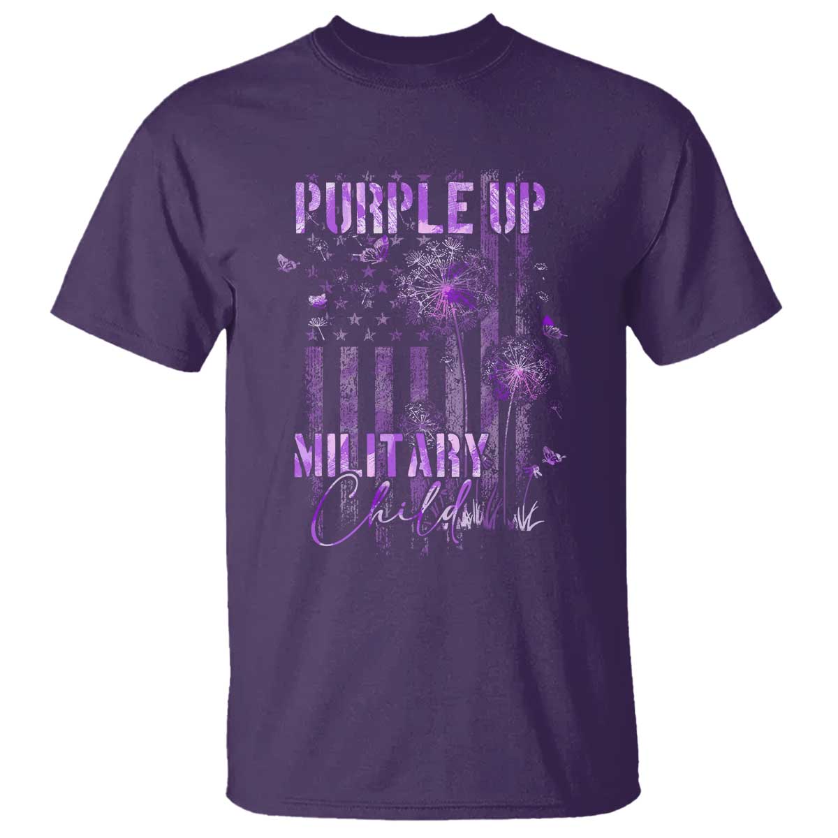 purple-up-military-child-t-shirt-dandelion-vintage-american-flag-military-child-month