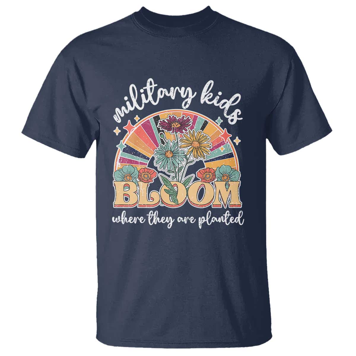 military-kids-bloom-where-they-are-planted-t-shirt-military-child-month-retro-vintage-flowers