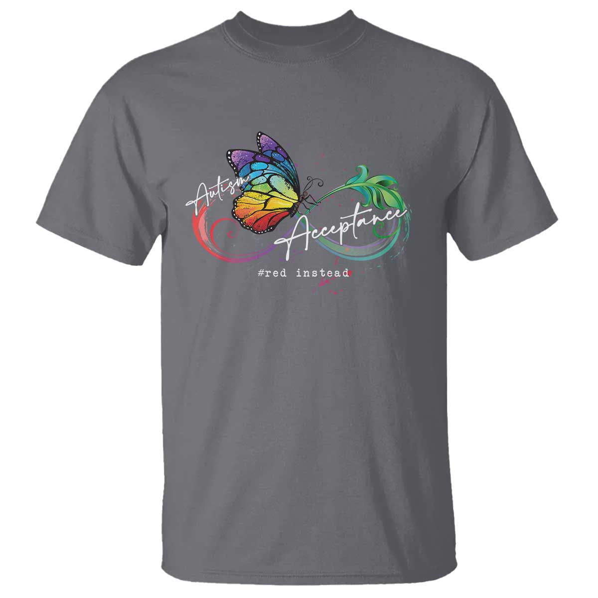 autism-awareness-acceptance-red-instead-t-shirt-infinity-symbol-rainbow-butterfly-feather