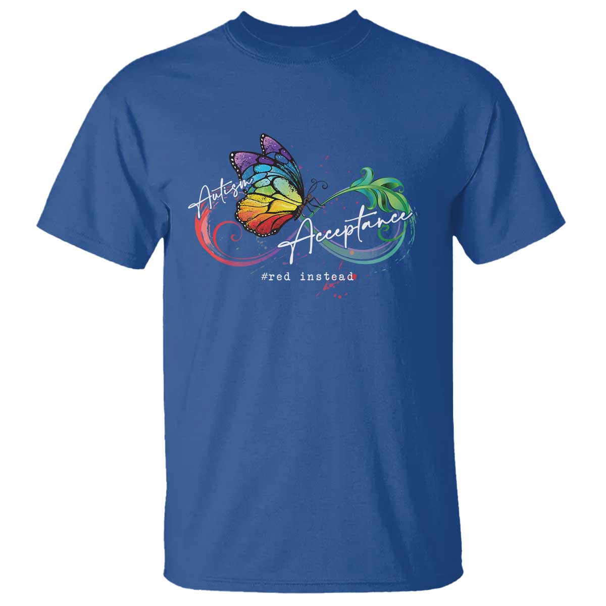 autism-awareness-acceptance-red-instead-t-shirt-infinity-symbol-rainbow-butterfly-feather