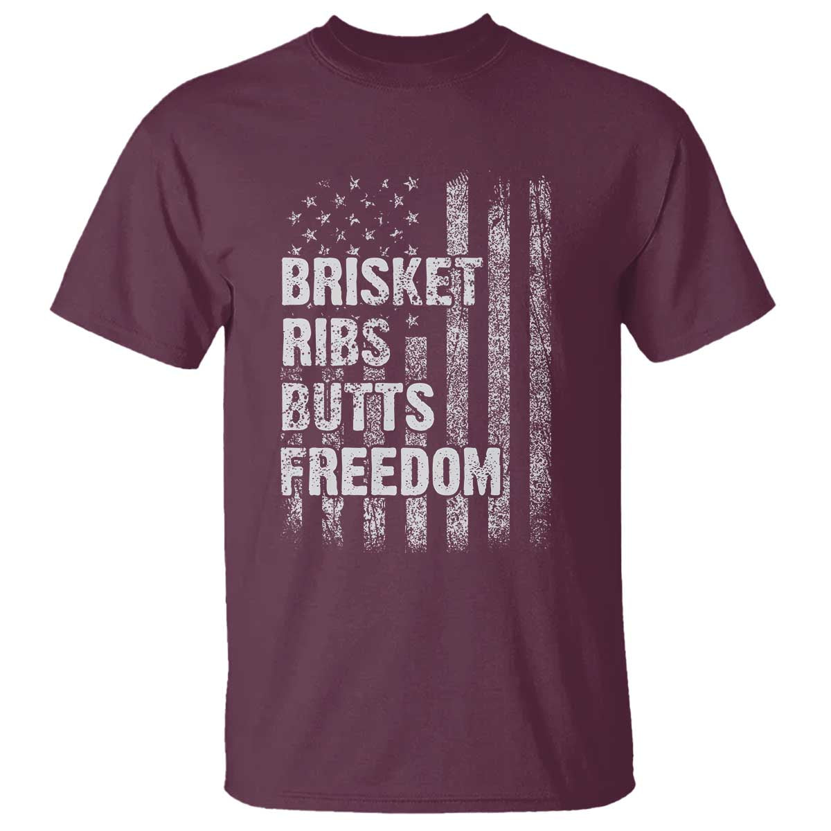 funny-bbq-brisket-ribs-butts-freedom-t-shirt-4th-of-july-meat-smoking-american-flag