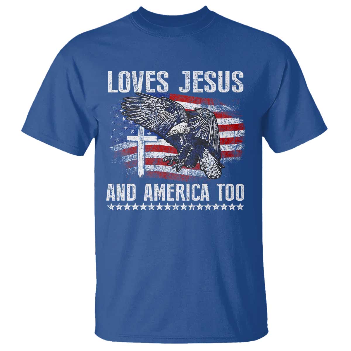 funny-loves-jesus-and-america-too-t-shirt-4th-of-july-patriotic-christian-eagle-american-flag