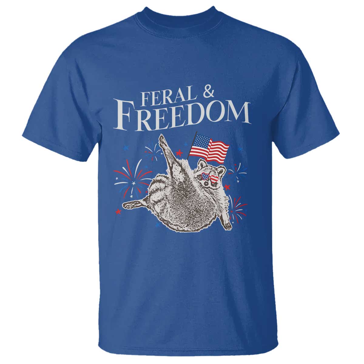funny-feral-and-free-t-shirt-4th-of-july-patriotic-raccoon-with-american-flag