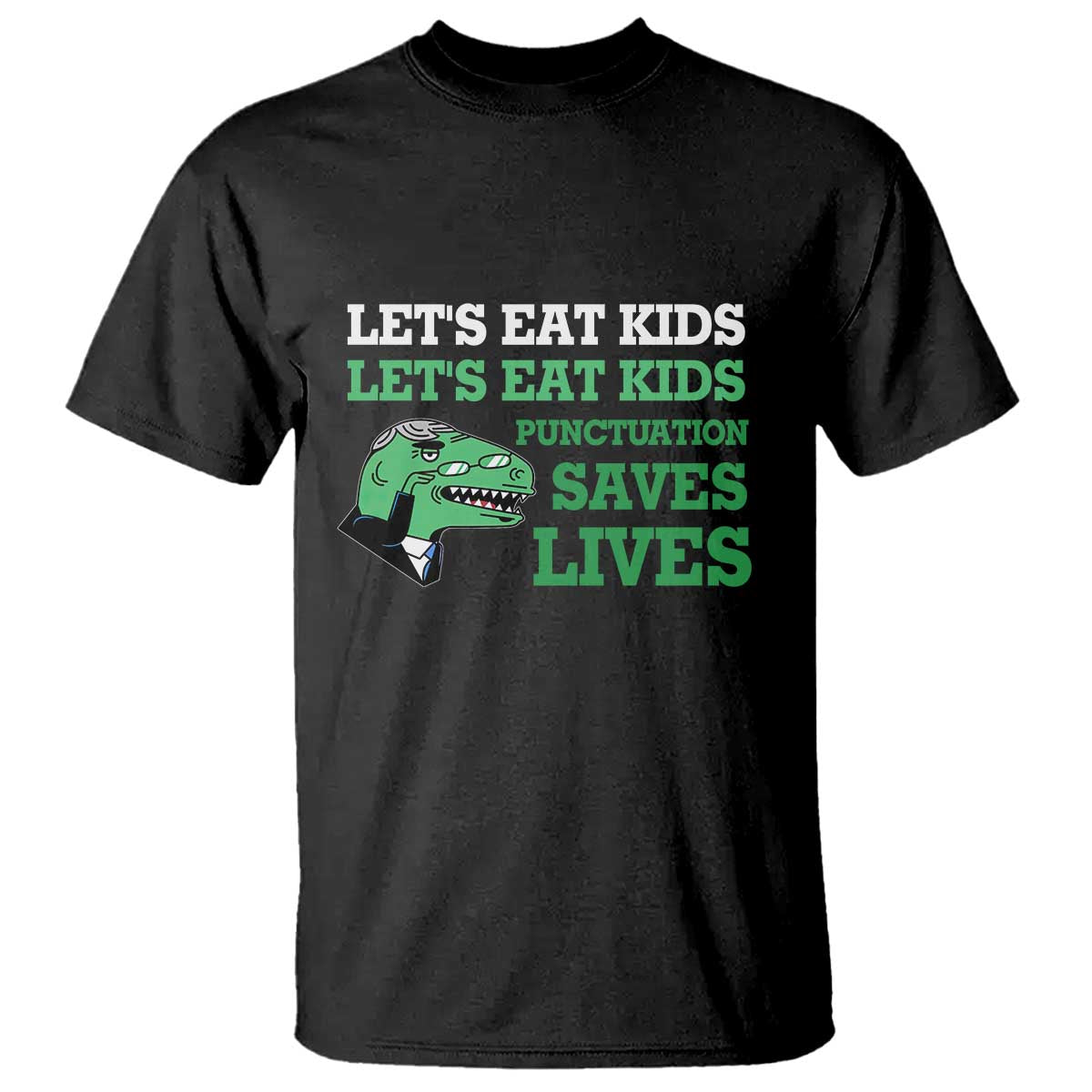funny-teacher-t-shirt-lets-eat-kids-punctuation-saves-lives-dinosaur