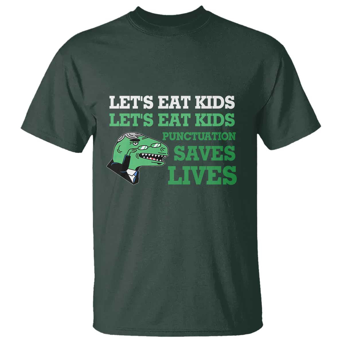funny-teacher-t-shirt-lets-eat-kids-punctuation-saves-lives-dinosaur