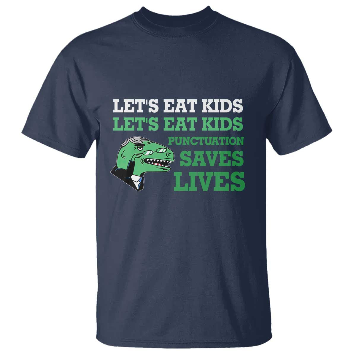 funny-teacher-t-shirt-lets-eat-kids-punctuation-saves-lives-dinosaur