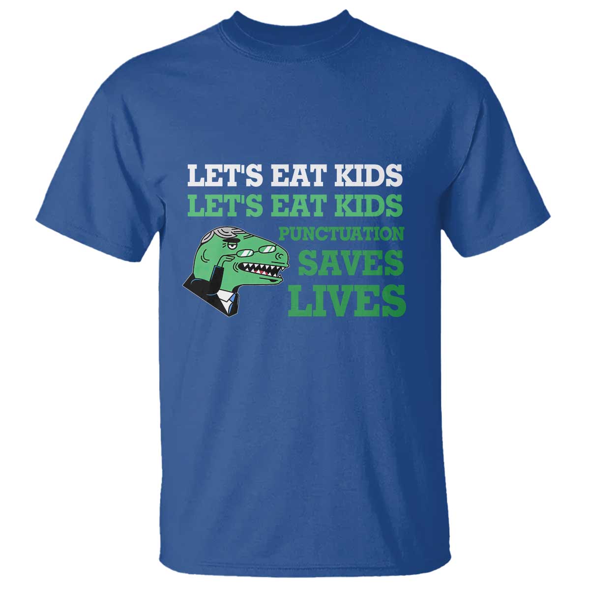 funny-teacher-t-shirt-lets-eat-kids-punctuation-saves-lives-dinosaur