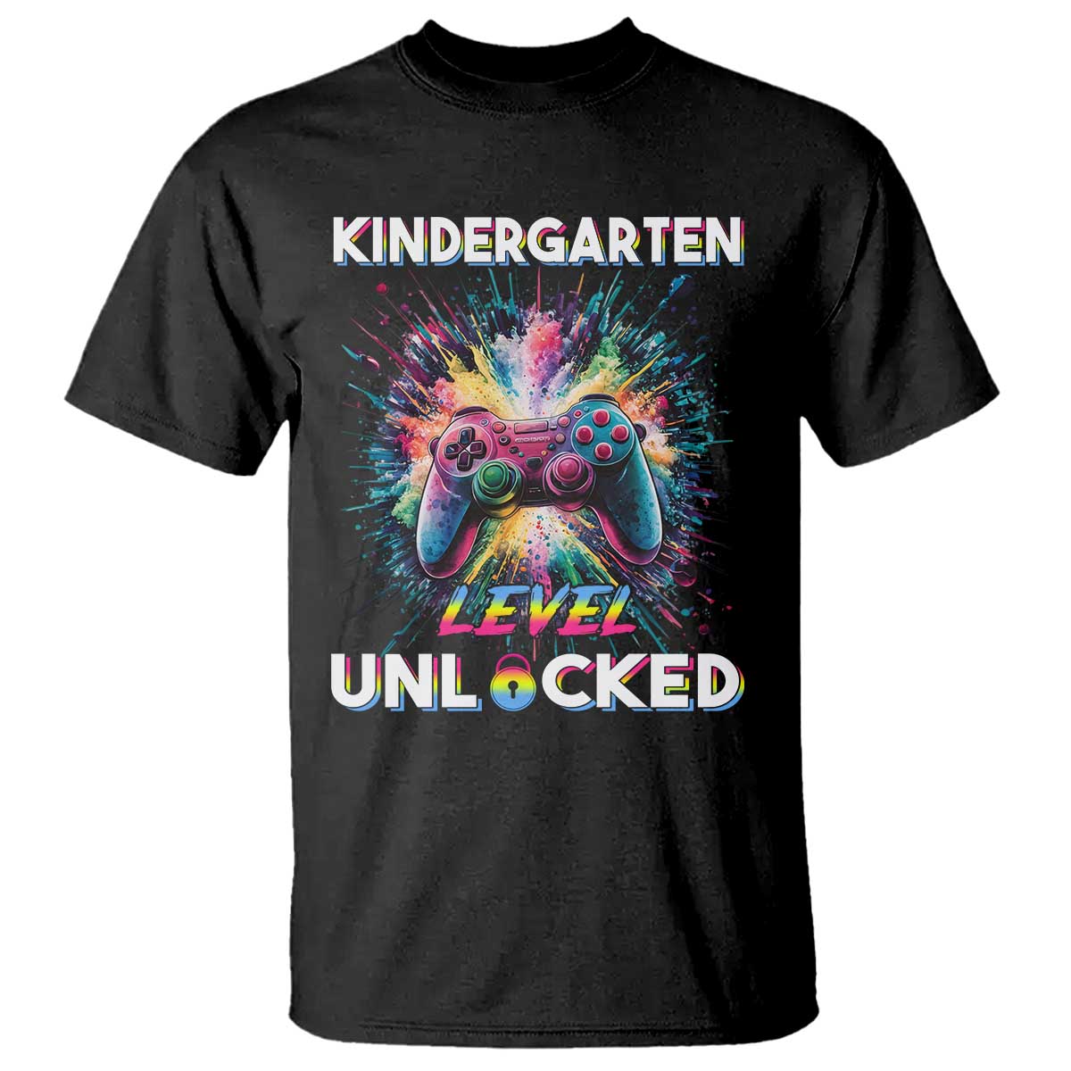 kindergarten-level-unlocked-t-shirt-back-to-school-game-console
