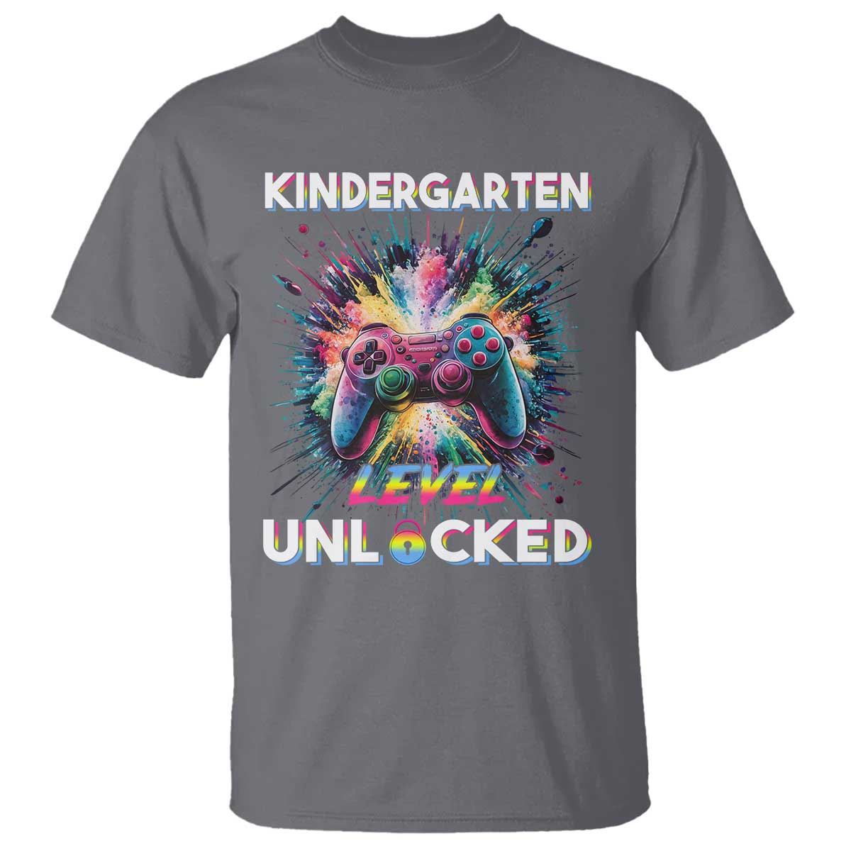 kindergarten-level-unlocked-t-shirt-back-to-school-game-console