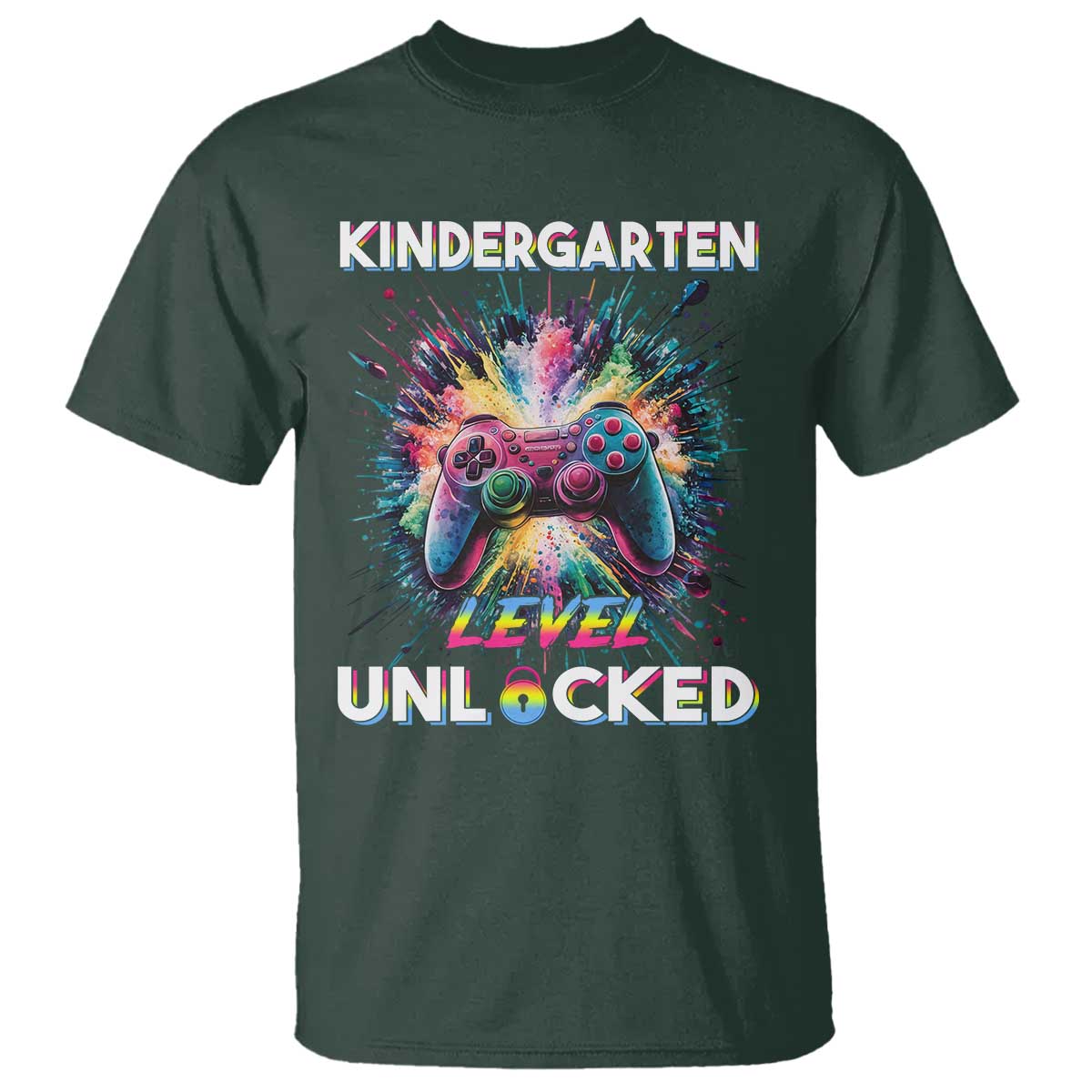 kindergarten-level-unlocked-t-shirt-back-to-school-game-console