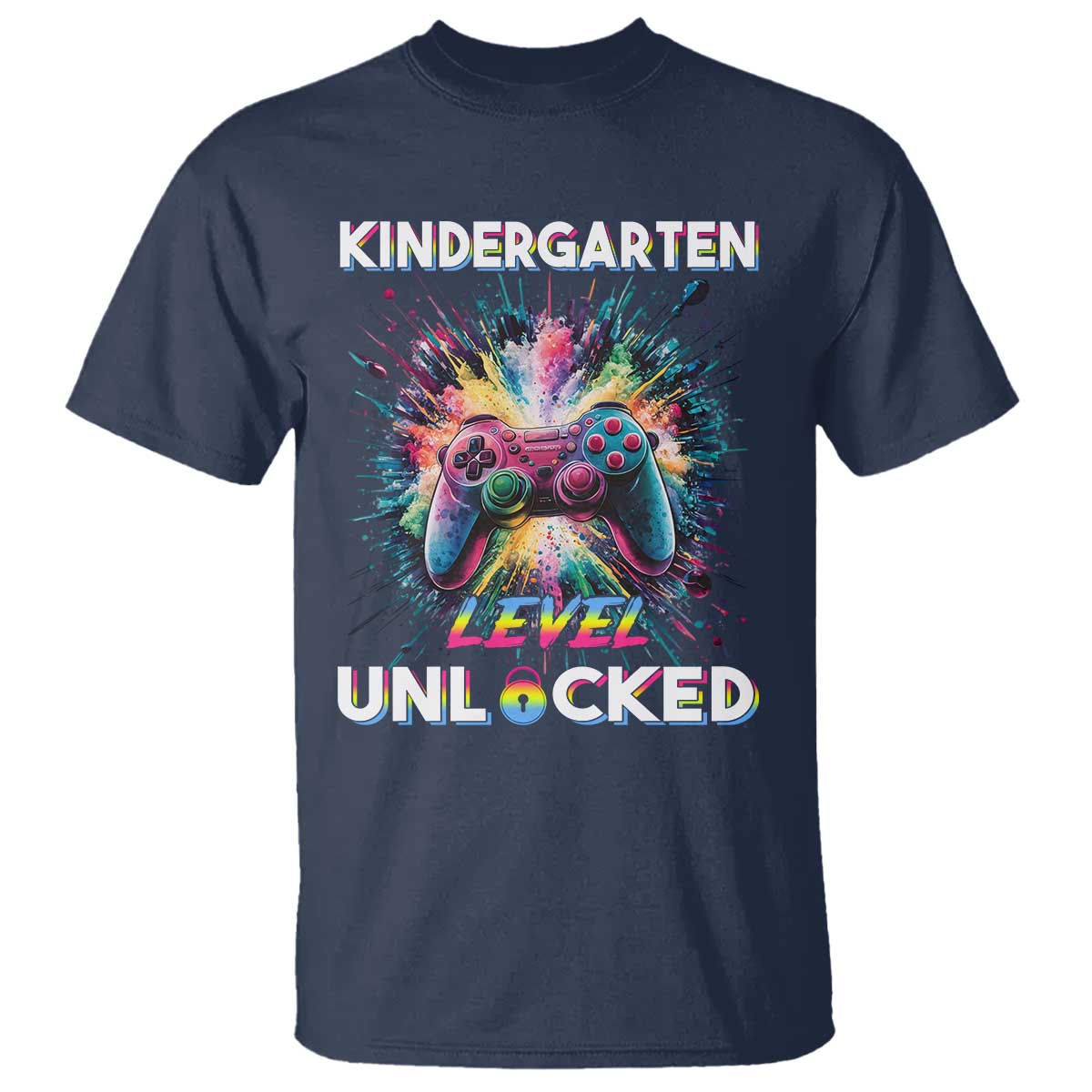 kindergarten-level-unlocked-t-shirt-back-to-school-game-console