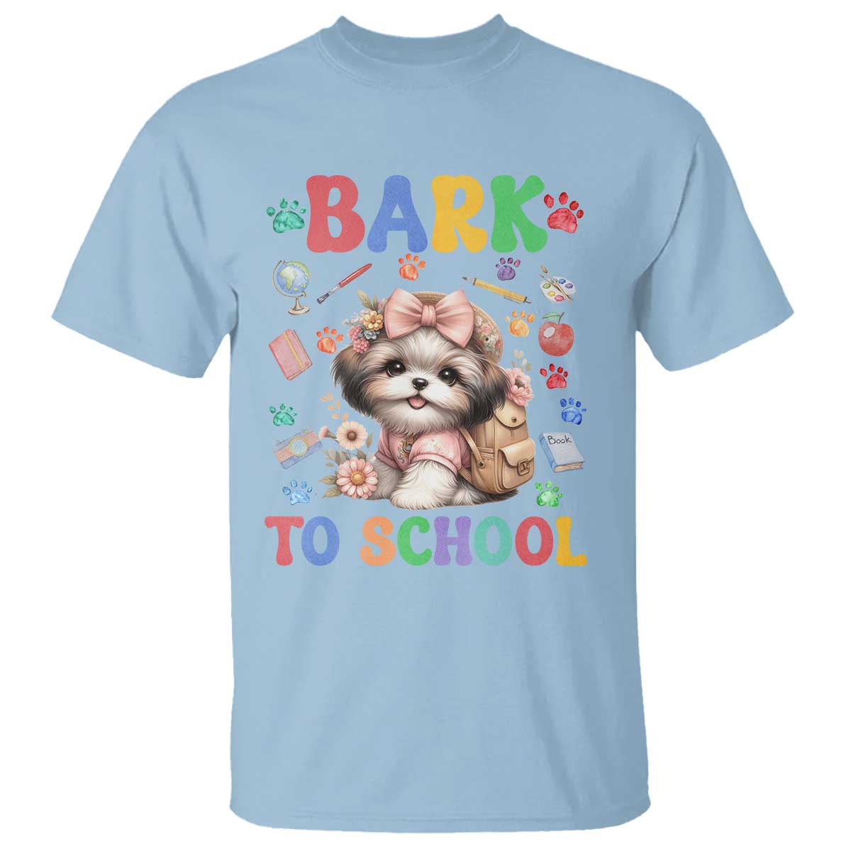 funny-bark-to-school-t-shirt-shih-tzu-dogs-school-supplies-paw