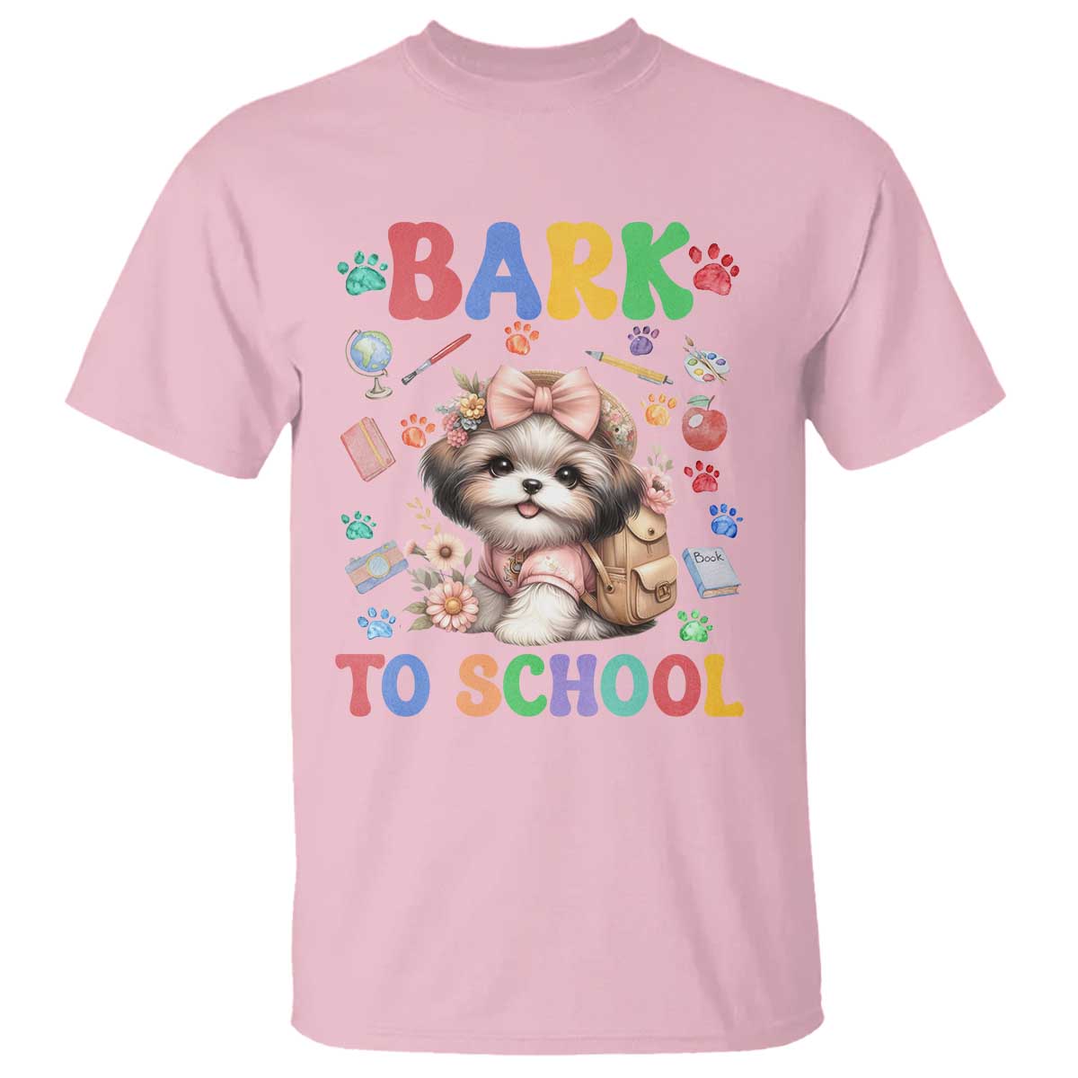funny-bark-to-school-t-shirt-shih-tzu-dogs-school-supplies-paw