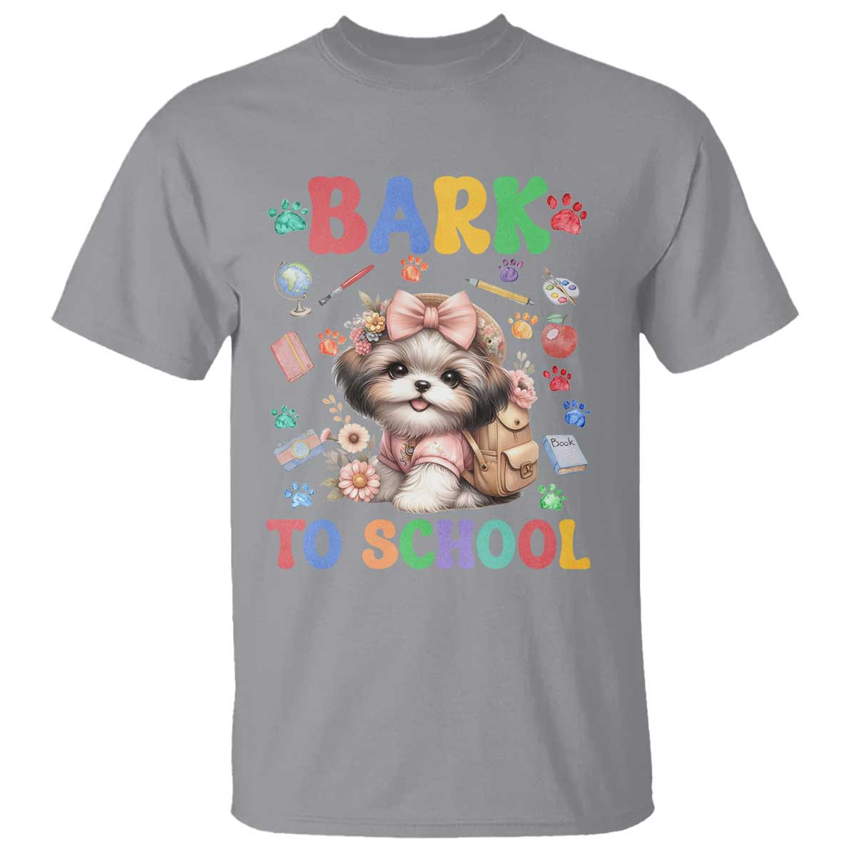 funny-bark-to-school-t-shirt-shih-tzu-dogs-school-supplies-paw
