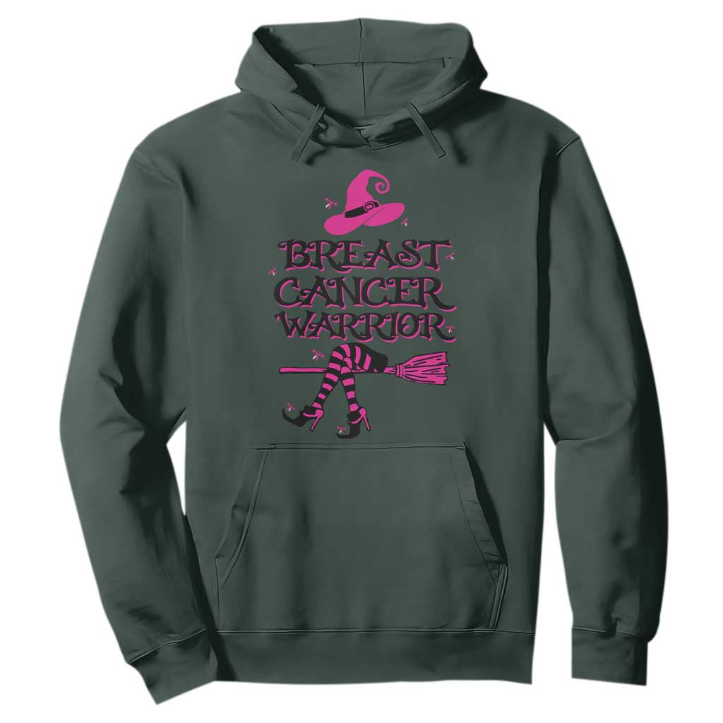 Breast Cancer Warrior Witch Hoodie Pink Ribbon Hat Shoes Witchy Vibe