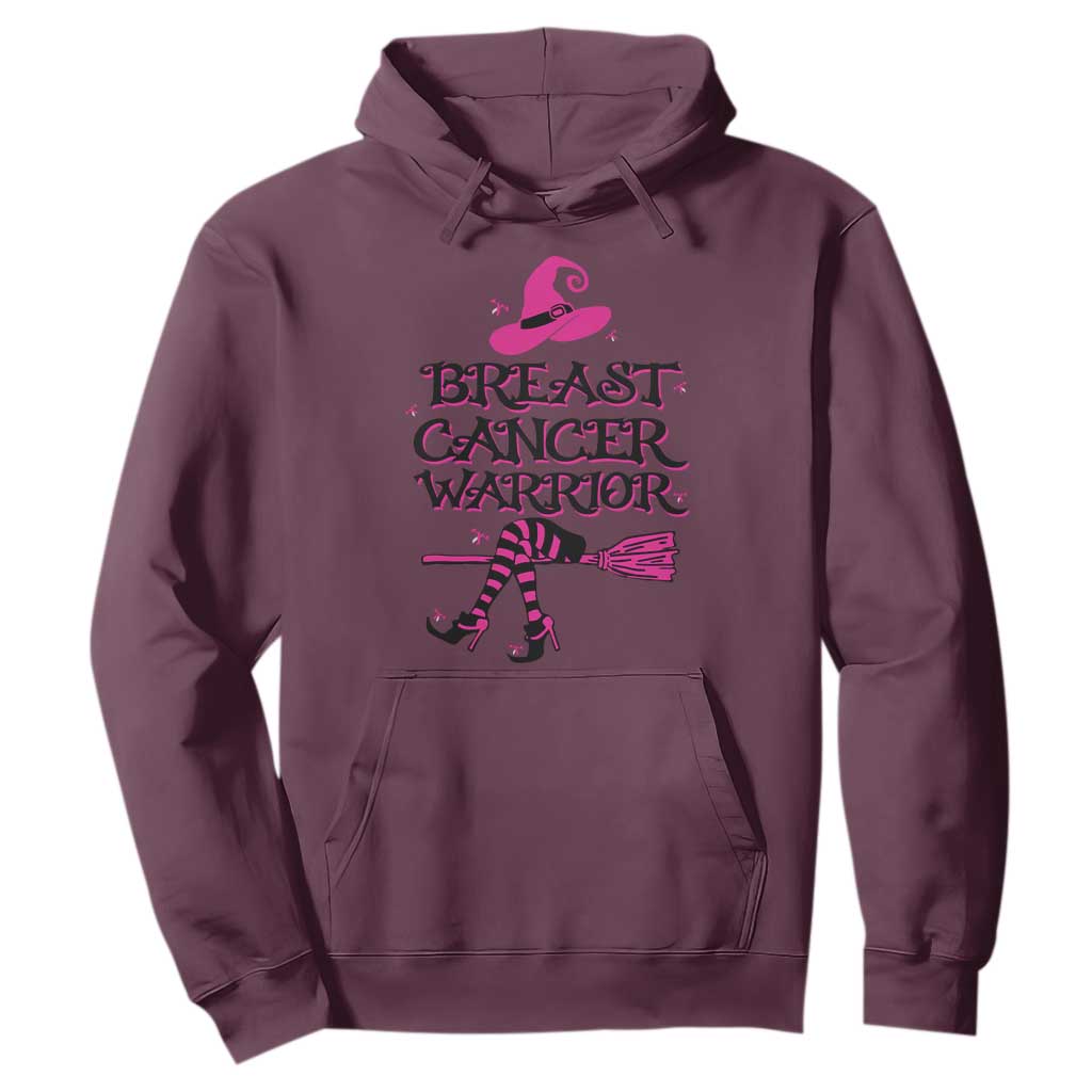 Breast Cancer Warrior Witch Hoodie Pink Ribbon Hat Shoes Witchy Vibe