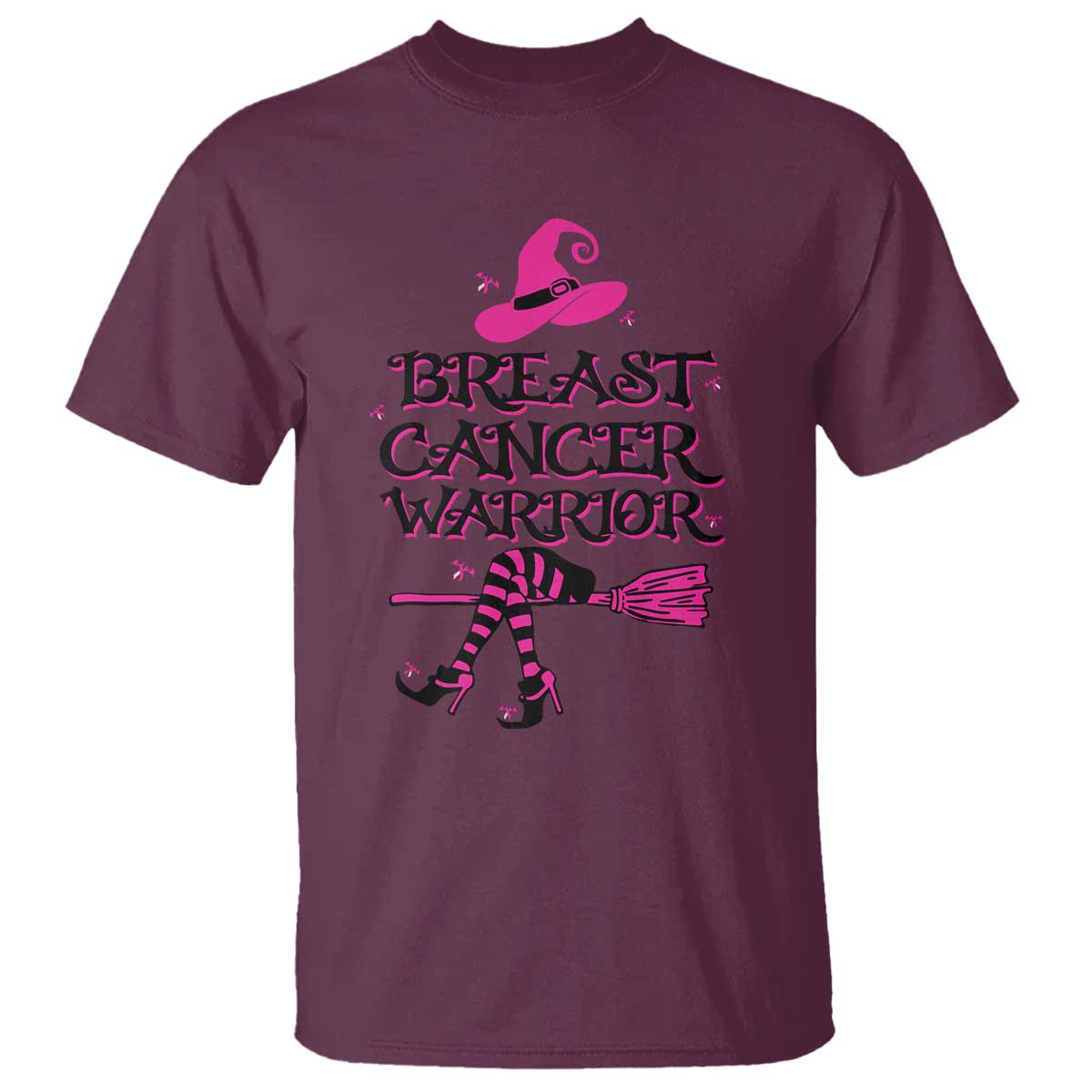 Breast Cancer Warrior Witch T Shirt Pink Ribbon Hat Shoes Witchy Vibe