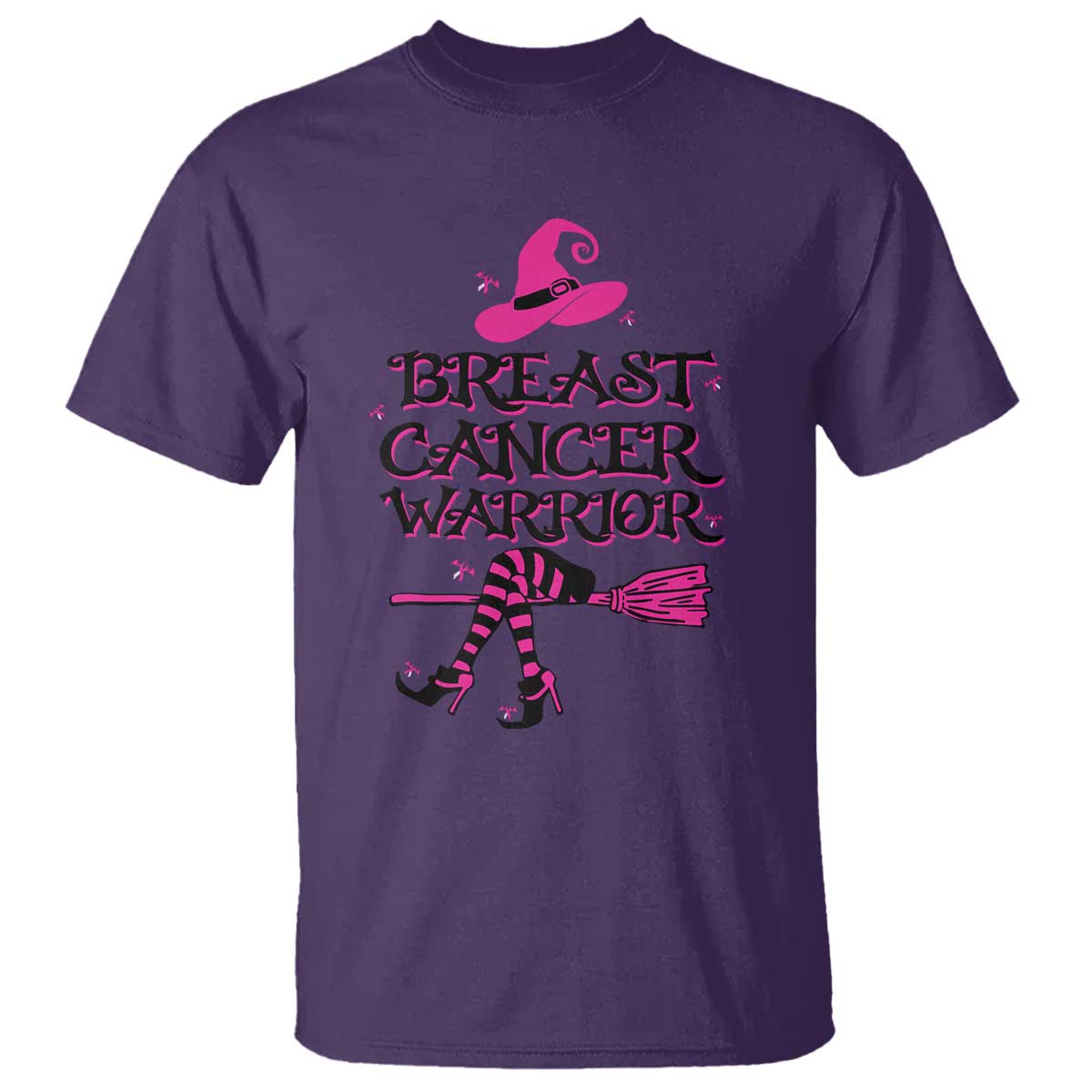 Breast Cancer Warrior Witch T Shirt Pink Ribbon Hat Shoes Witchy Vibe