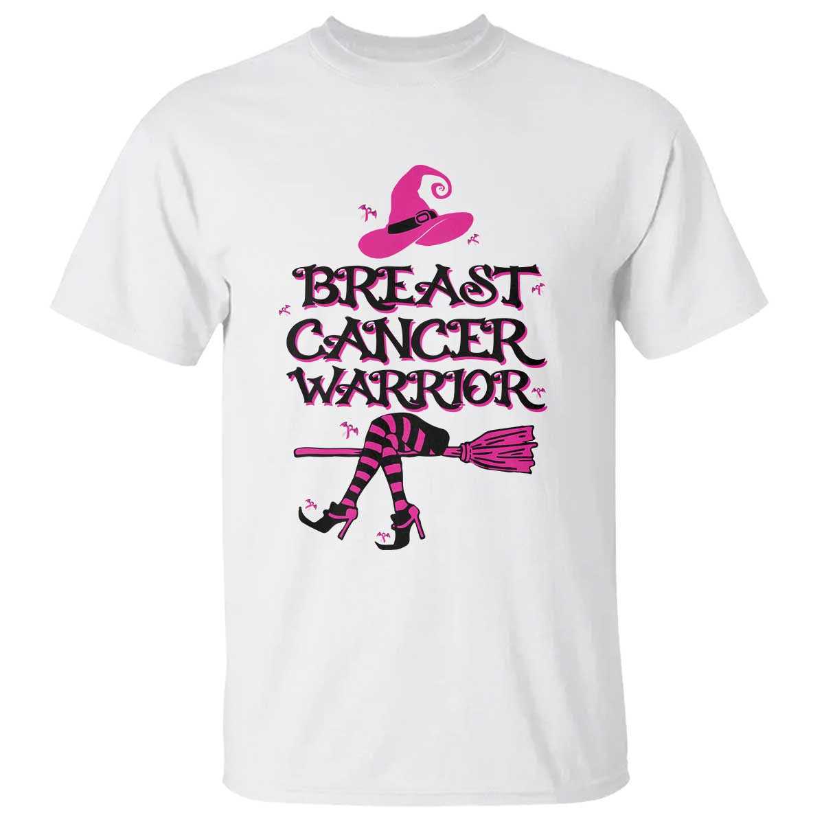 breast-cancer-warrior-witch-t-shirt-hat-shoes-broom-pink-ribbon-witchy-vibe