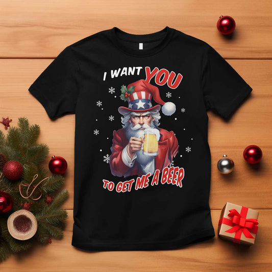funny-christmas-beer-t-shirt-i-want-you-to-get-me-a-beer-santa-uncle-sam