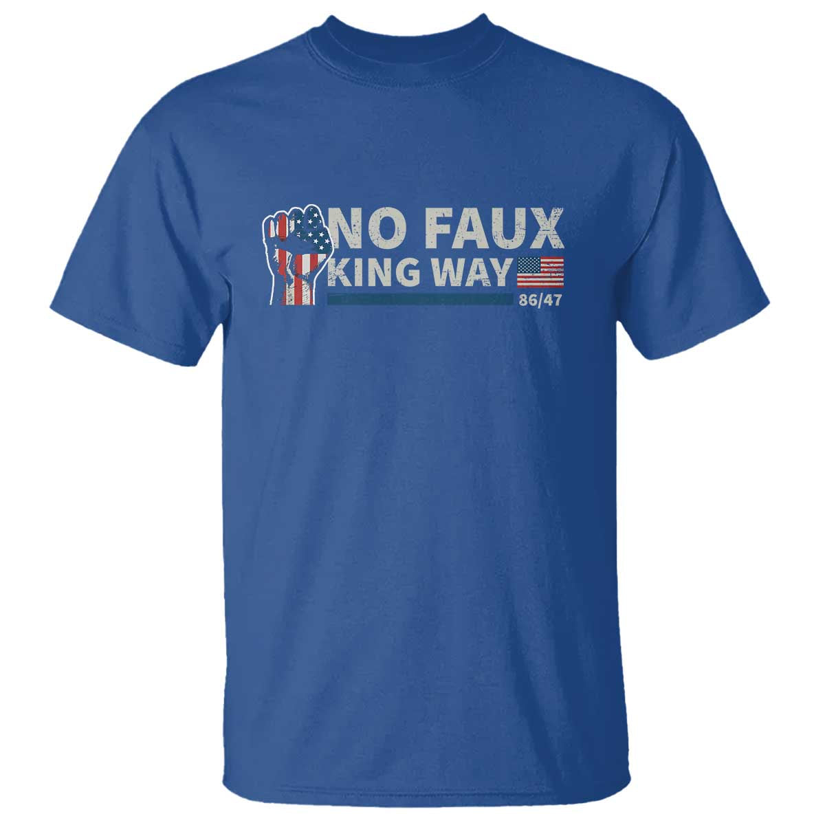 funny-no-faux-king-way-8647-t-shirt-vintage-american-flag