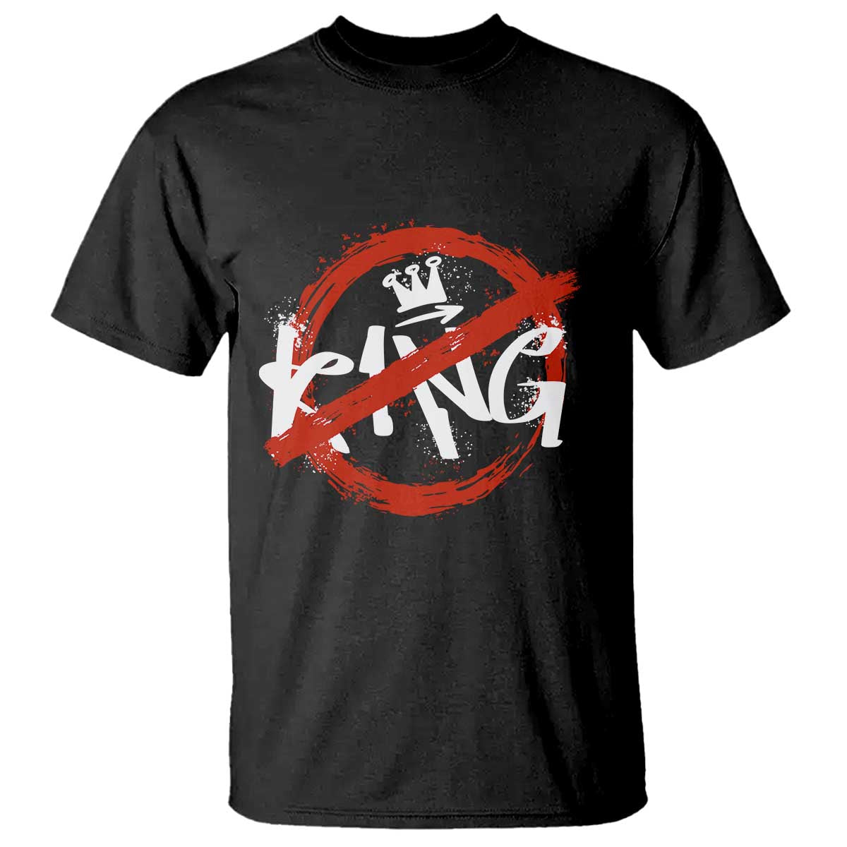 funny-no-king-graffiti-style-crown-t-shirt