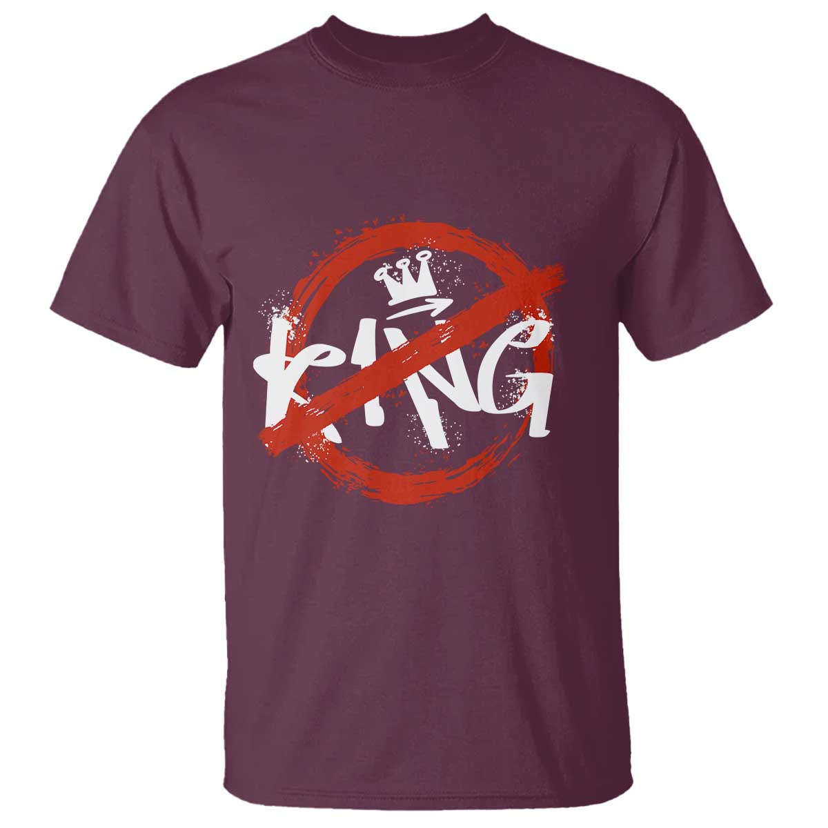 funny-no-king-graffiti-style-crown-t-shirt