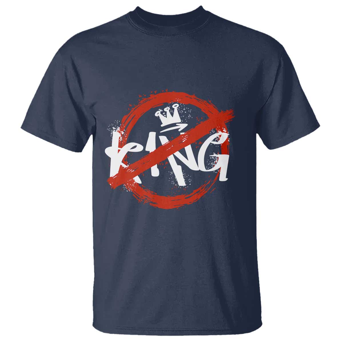 funny-no-king-graffiti-style-crown-t-shirt