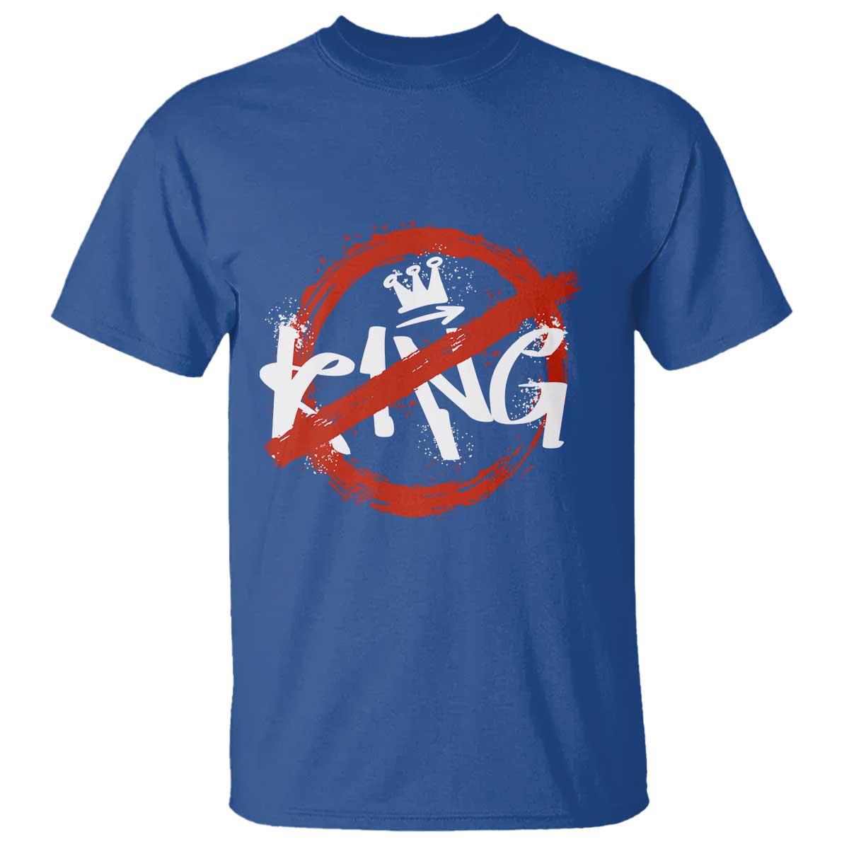 funny-no-king-graffiti-style-crown-t-shirt
