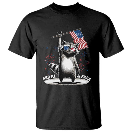 funny-feral-and-free-t-shirt-4th-of-july-patriotic-raccoon-with-american-flag-fireworks