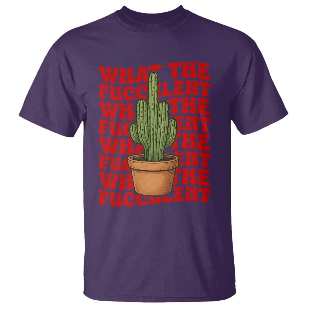 funny-what-the-fucculent-t-shirt-cactus-succulents-plants-gardening