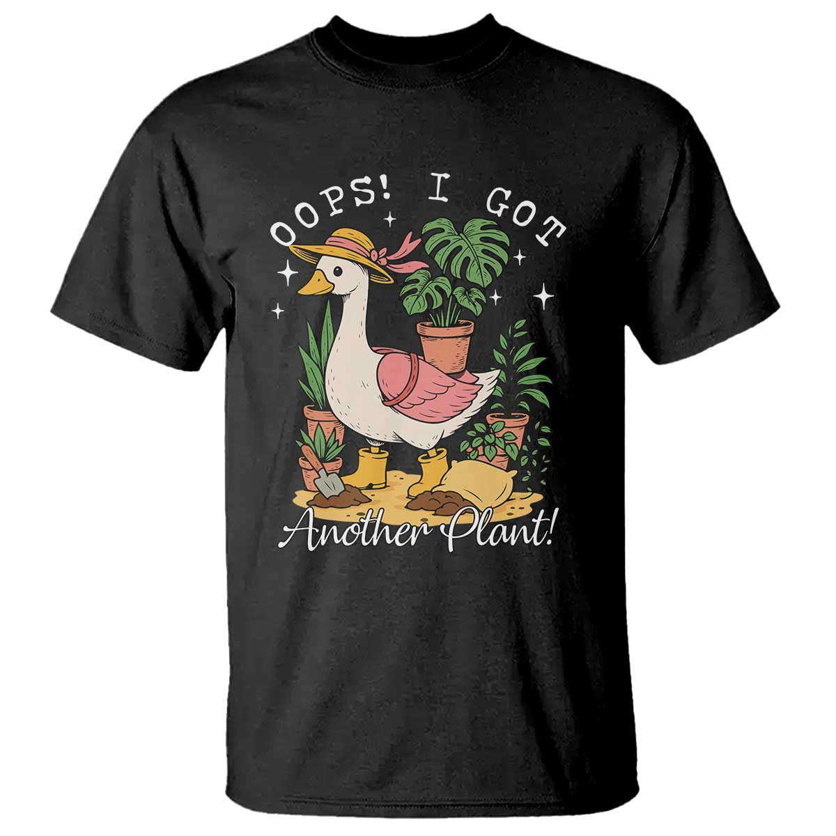 funny-oops-i-got-another-plant-t-shirt-silly-goose-gardener-plant-lady