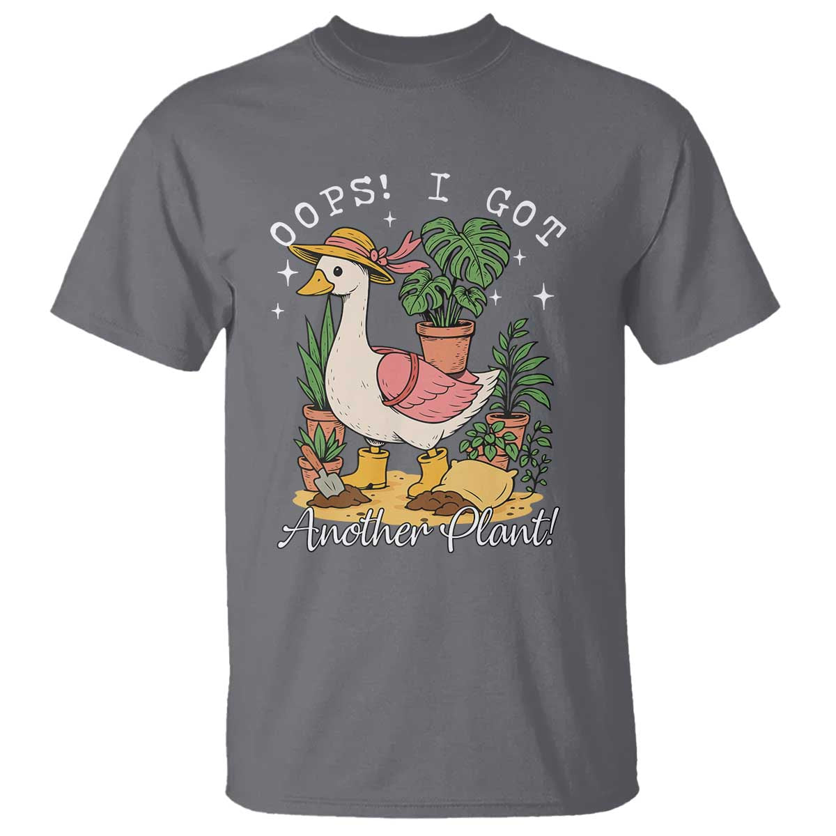 funny-oops-i-got-another-plant-t-shirt-silly-goose-gardener-plant-lady