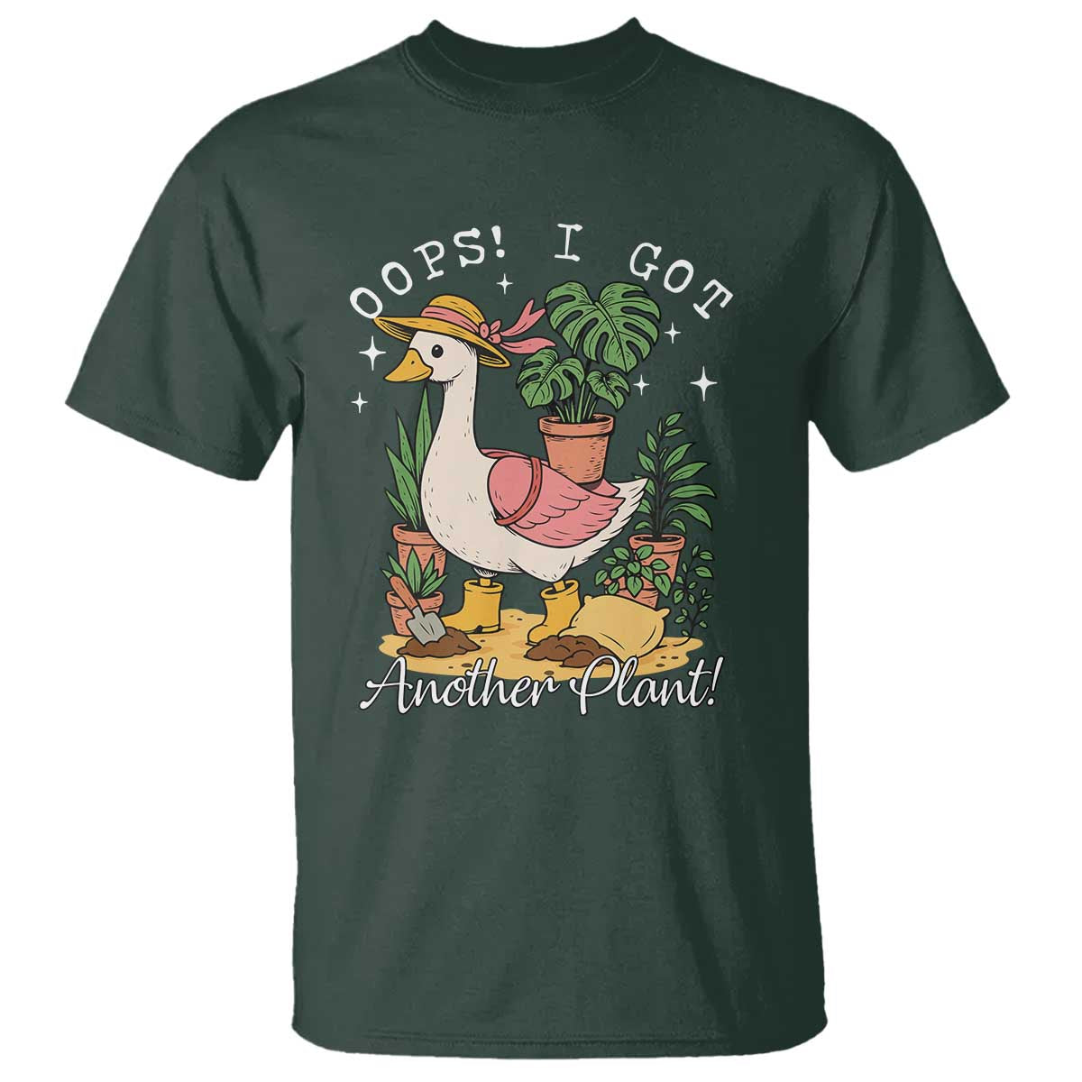 funny-oops-i-got-another-plant-t-shirt-silly-goose-gardener-plant-lady