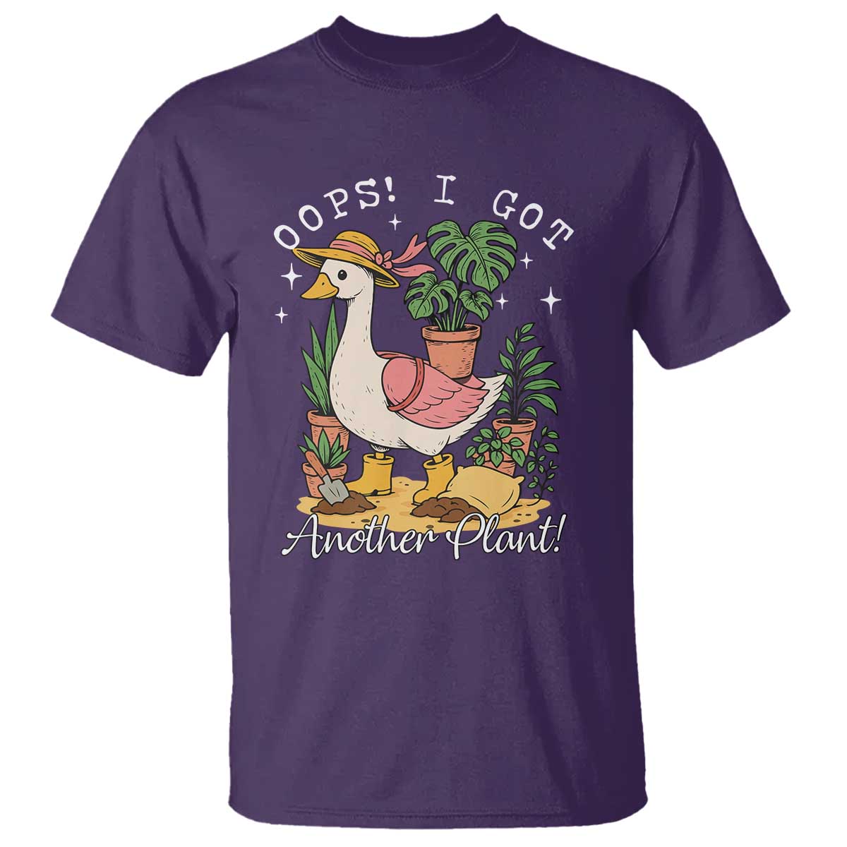 funny-oops-i-got-another-plant-t-shirt-silly-goose-gardener-plant-lady