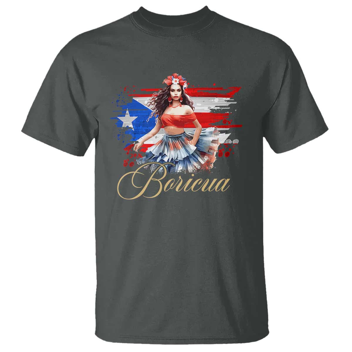 puerto-rico-t-shirt-boricua-hispanic-heritage-month-bomba-dancer