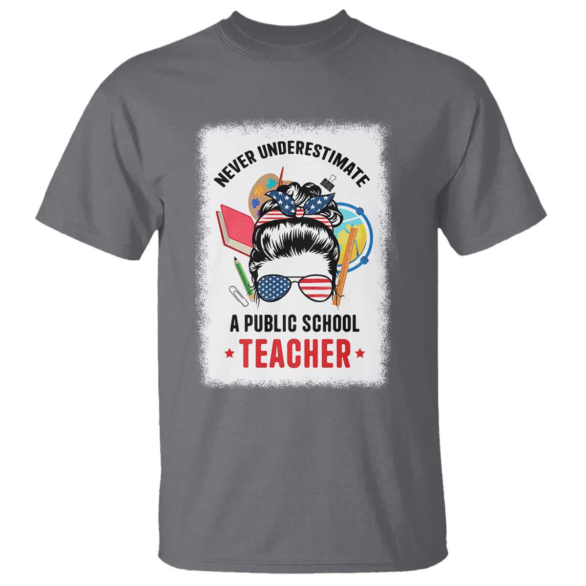 tim-walz-t-shirt-never-underestimate-a-public-school-teacher-messy-bun