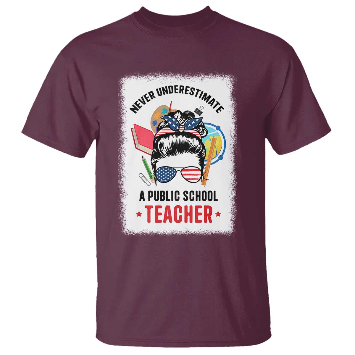 tim-walz-t-shirt-never-underestimate-a-public-school-teacher-messy-bun