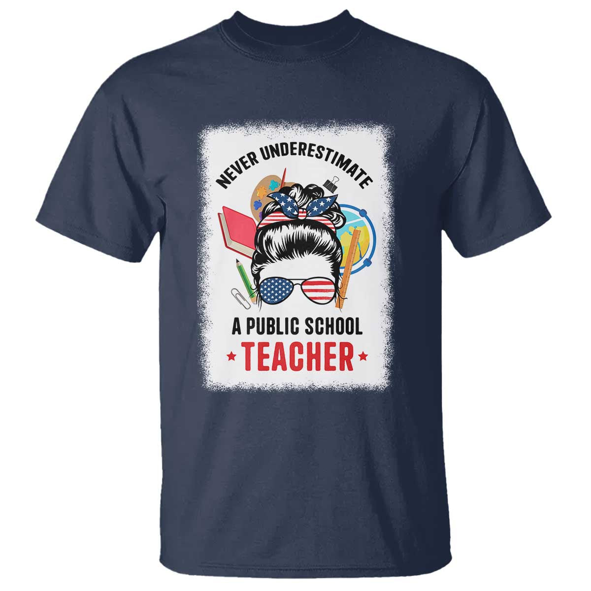 tim-walz-t-shirt-never-underestimate-a-public-school-teacher-messy-bun