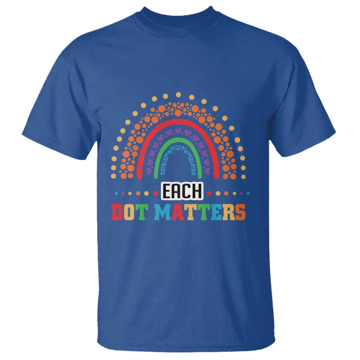 funny-dot-day-t-shirt-each-dot-matters-rainbow-of-polka-dot