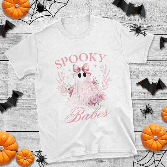 halloween-t-shirt-spooky-babes-pink-ghost-coquette-aesthetic