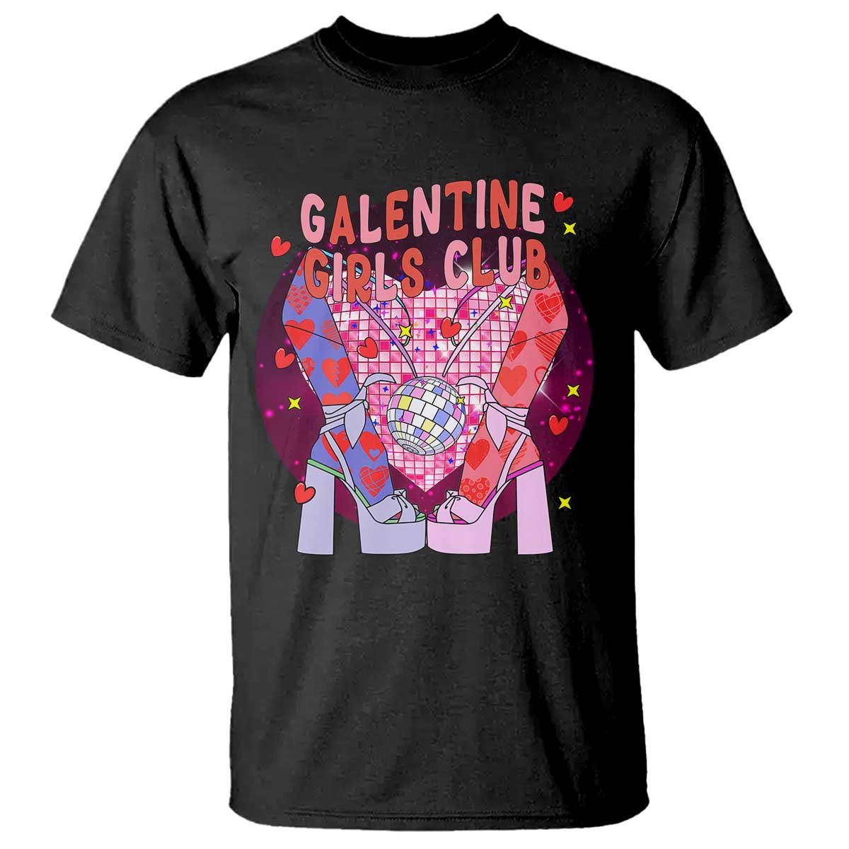 funny-galentine-girls-club-t-shirt-galentines-day-chunky-heels-platform